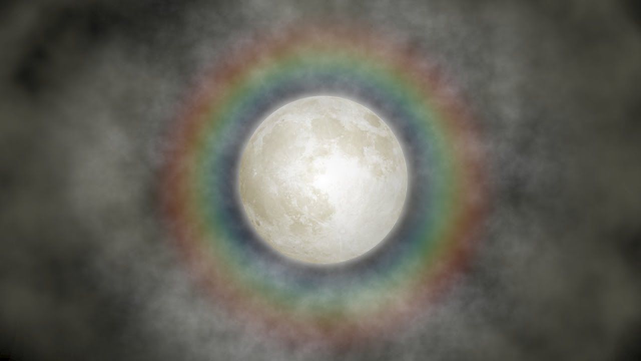 1 Mặt trăng cầu vồng Moonbow