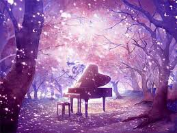  Mùa xuân cùng tới hoa lá khoe sắc cùng những nốt nhạc vang lên bởi chic piano giữa rừng anh đào nở rộ