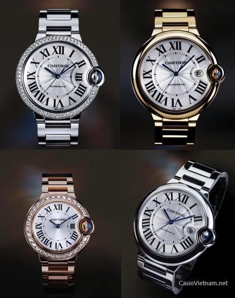 Đồng hồ Cartier Pháp giá daođộng từ mấy chục triệuđn gần 10 tỷ tuỳ mẫu và lượng kim cươngđá quýđính trênđó